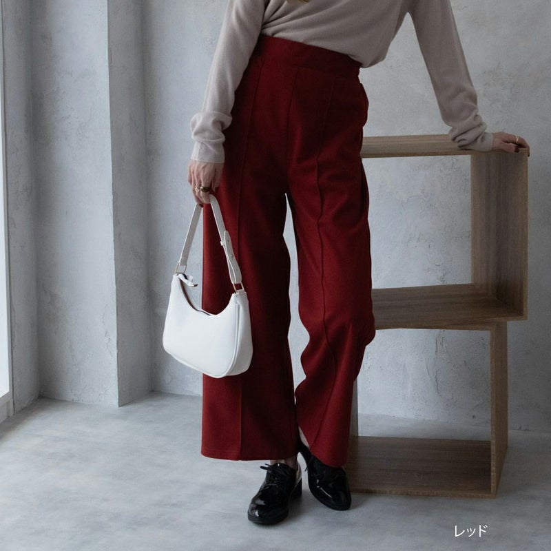 NAVY  ツイルワイドパンツ レディース商品画像-1