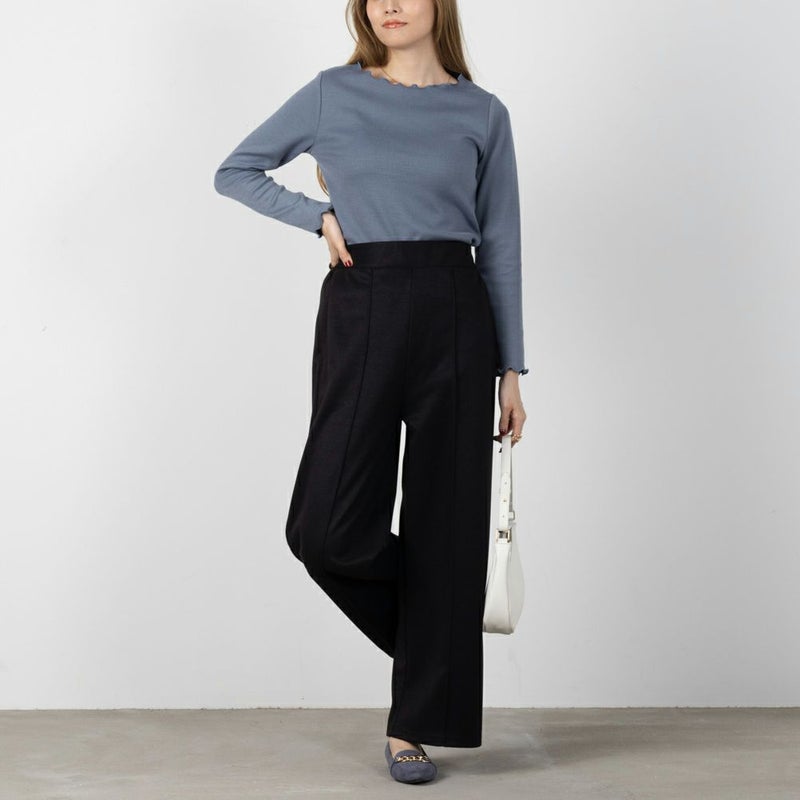 NAVY ツイルワイドパンツ レディース商品画像-8