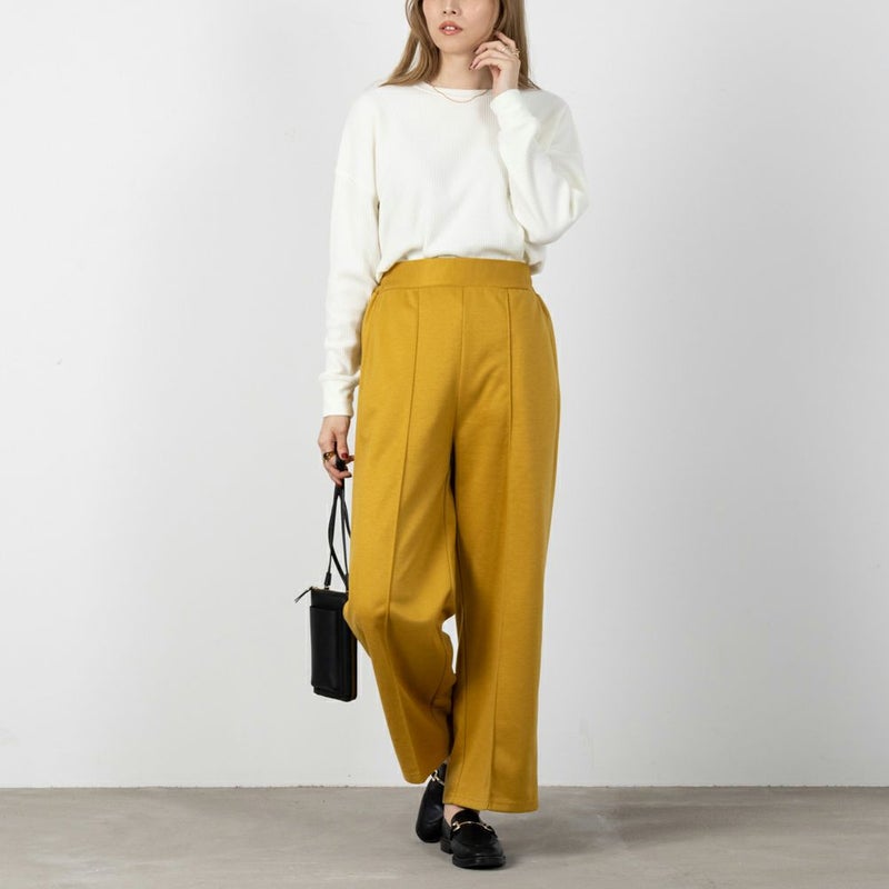 NAVY  ツイルワイドパンツ レディース商品画像-9