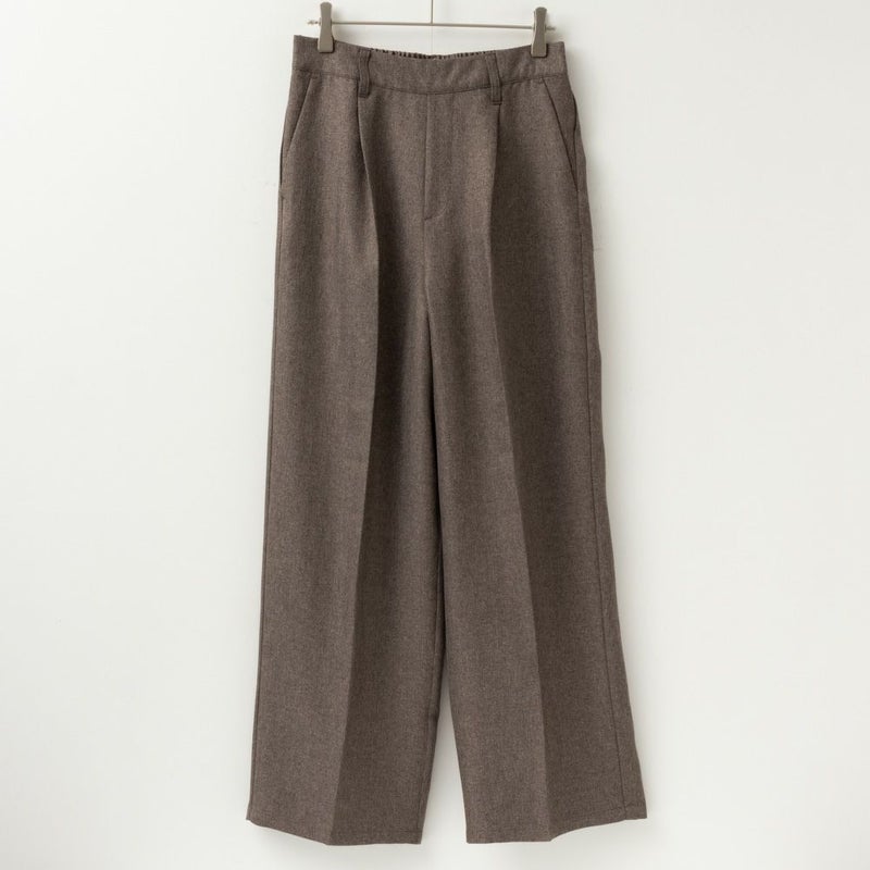 [期間限定価格]ウーリッシュヘリンボンワイドパンツ レディース商品画像-7