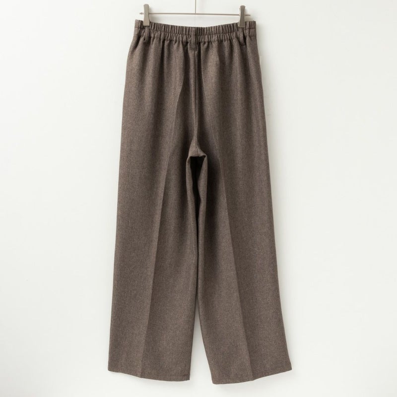 ウーリッシュヘリンボンワイドパンツ レディース商品画像-8