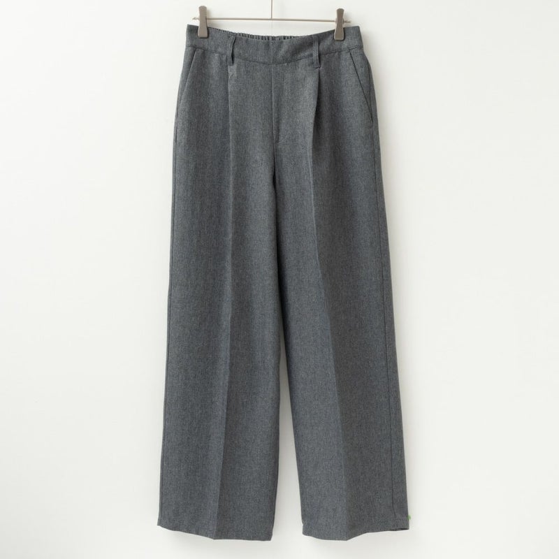 [期間限定価格]ウーリッシュヘリンボンワイドパンツ レディース商品画像-9
