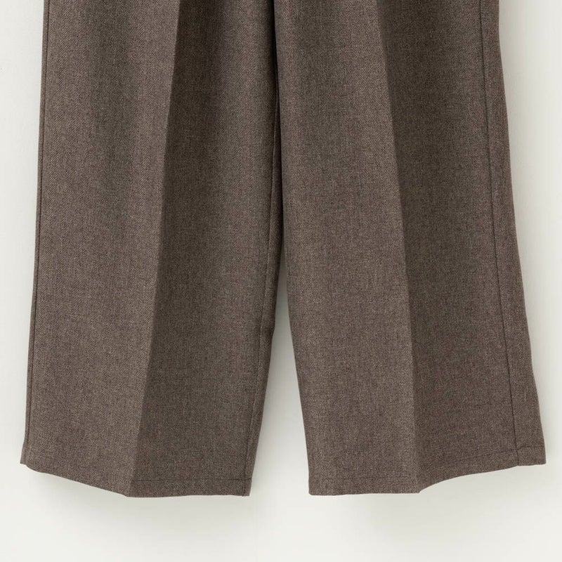 [期間限定価格]ウーリッシュヘリンボンワイドパンツ レディース商品画像-12
