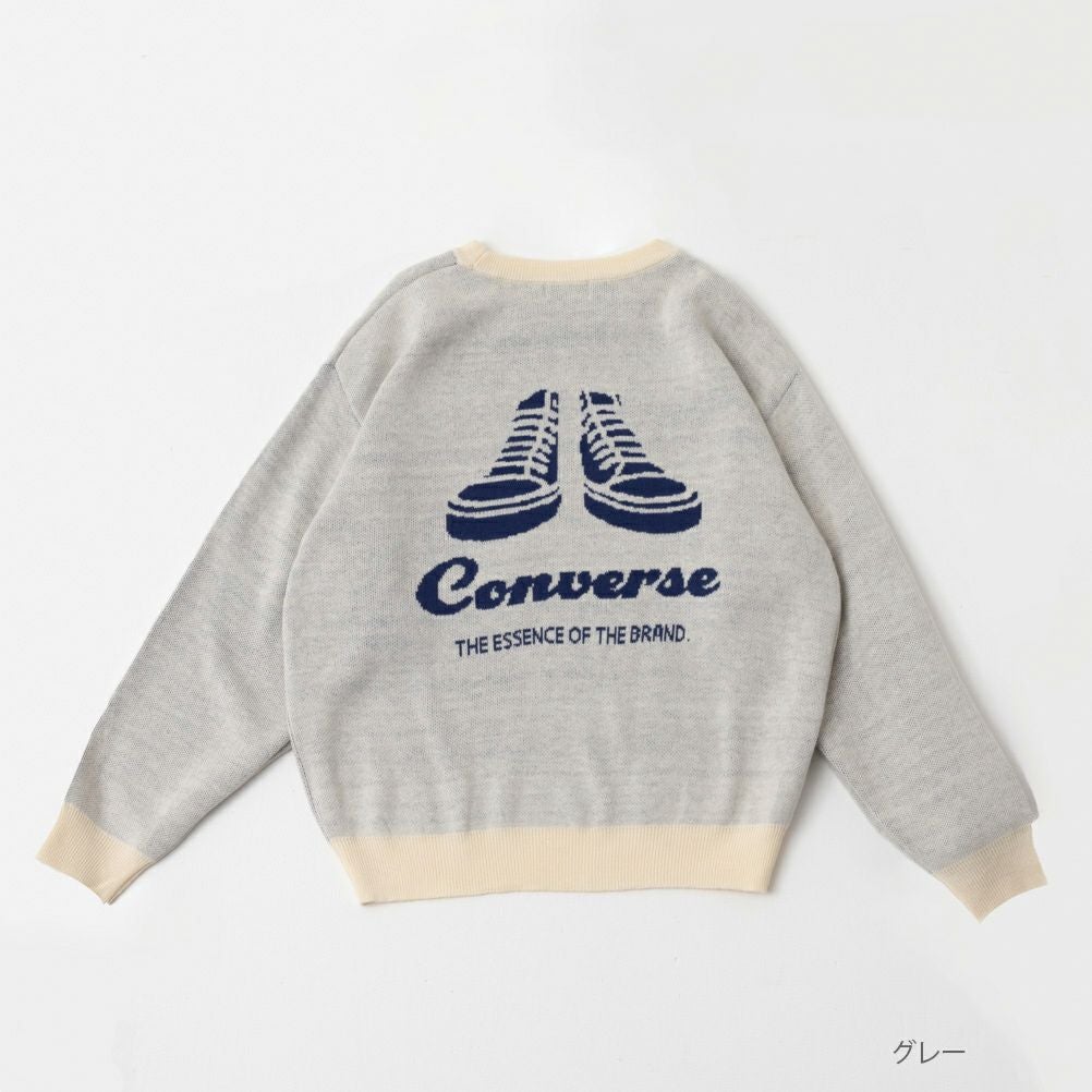 CONVERSE ジャガードスニーカープルオーバー レディース