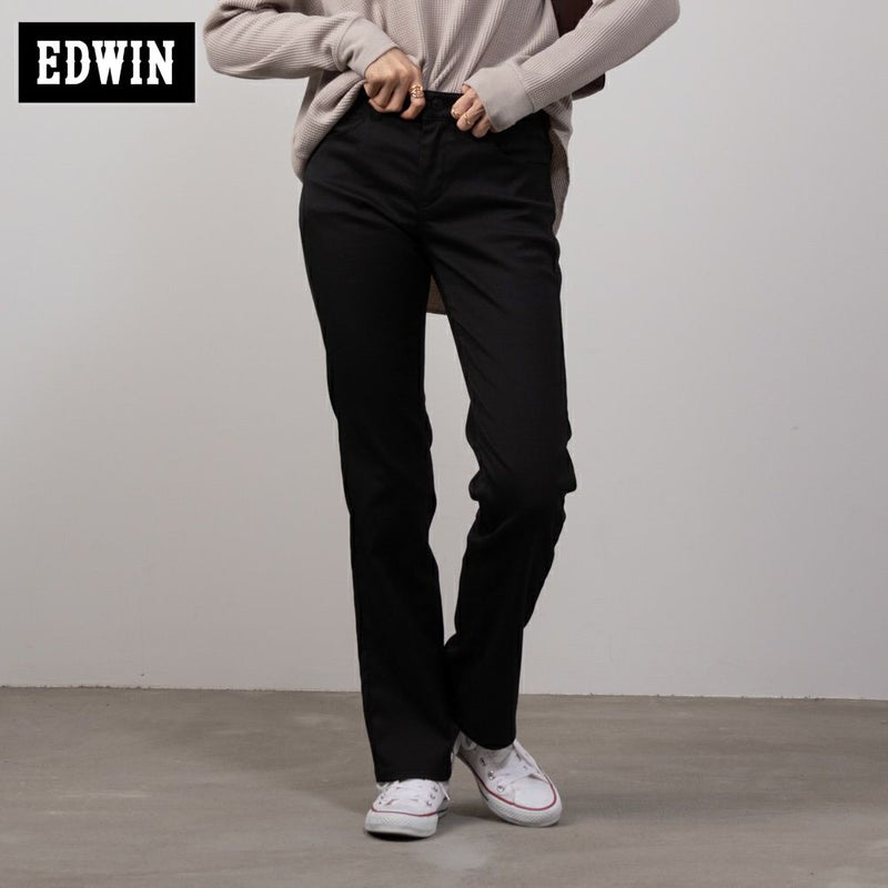EDWIN  ハタラクロ ストレートパンツ レディース商品画像-1