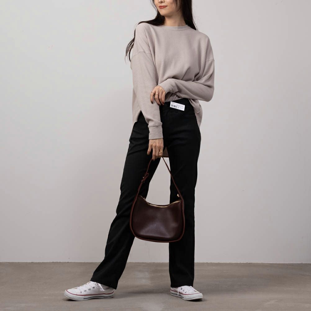 EDWIN ハタラクロ ストレートパンツ レディース