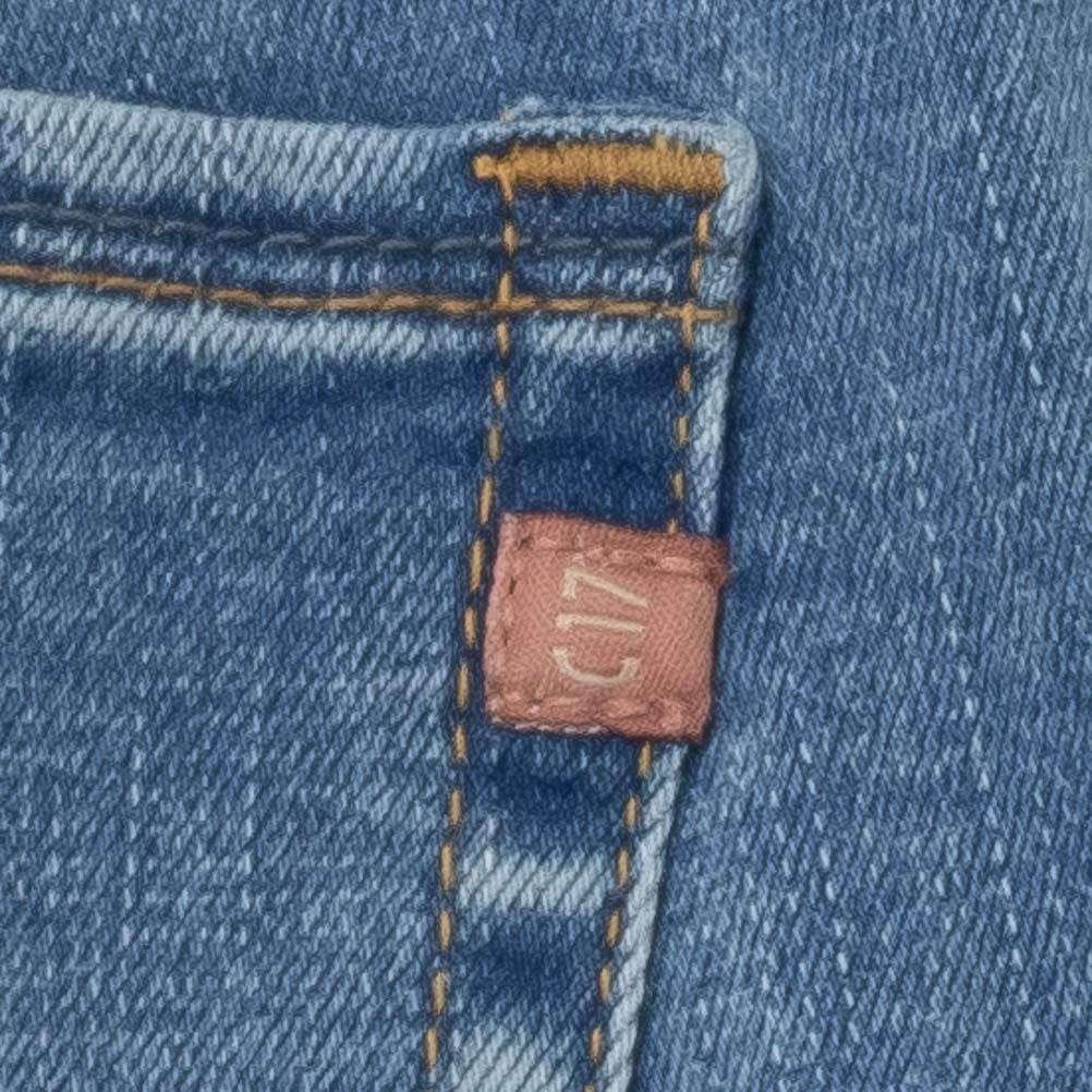 C17 ストレッチストレートパンツ レディース