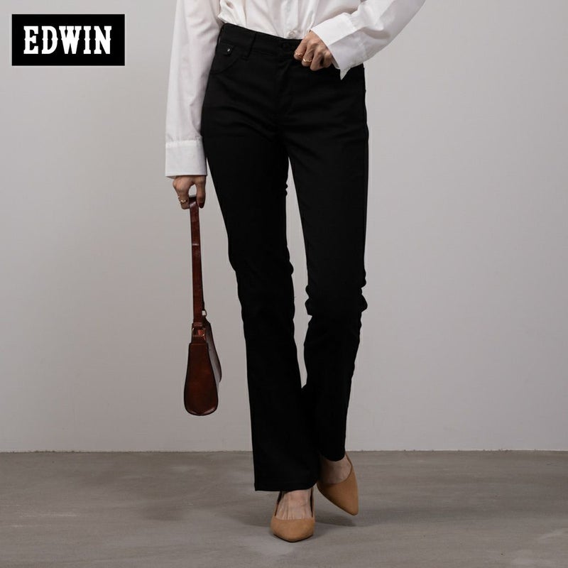 EDWIN ハタラクロ ブーツカットパンツ レディース商品画像-1