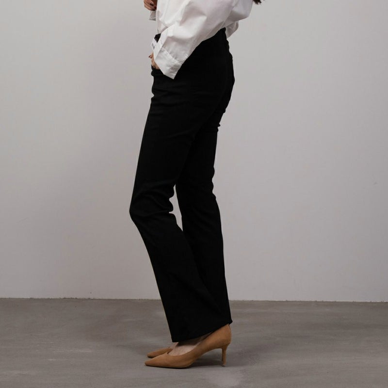 EDWIN ハタラクロ ブーツカットパンツ レディース商品画像-3