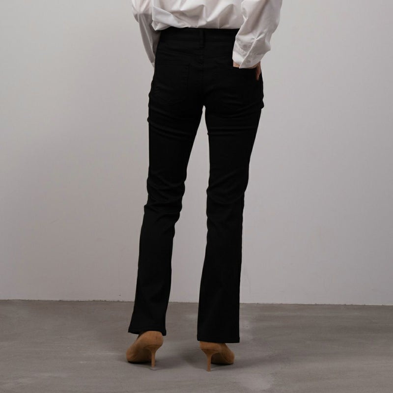 EDWIN ハタラクロ ブーツカットパンツ レディース商品画像-4