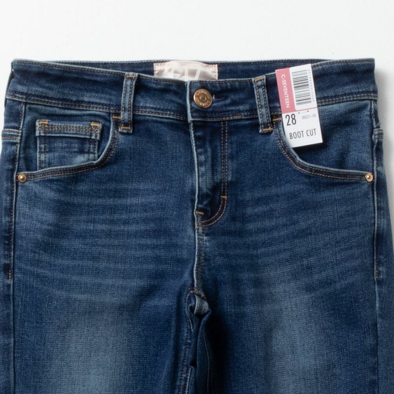 C17 ベーシックブーツカットパンツ レディース商品画像-7