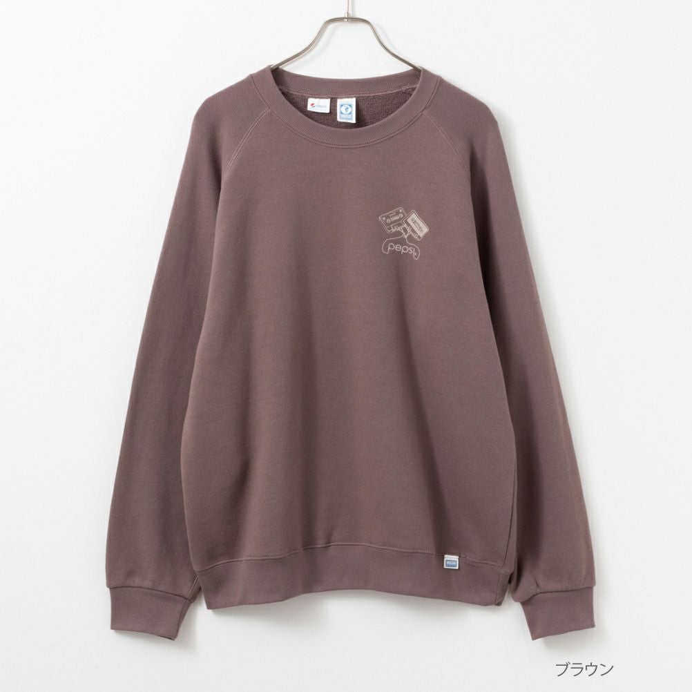 DISCUS×PEPSI ラグラントレーナー メンズ