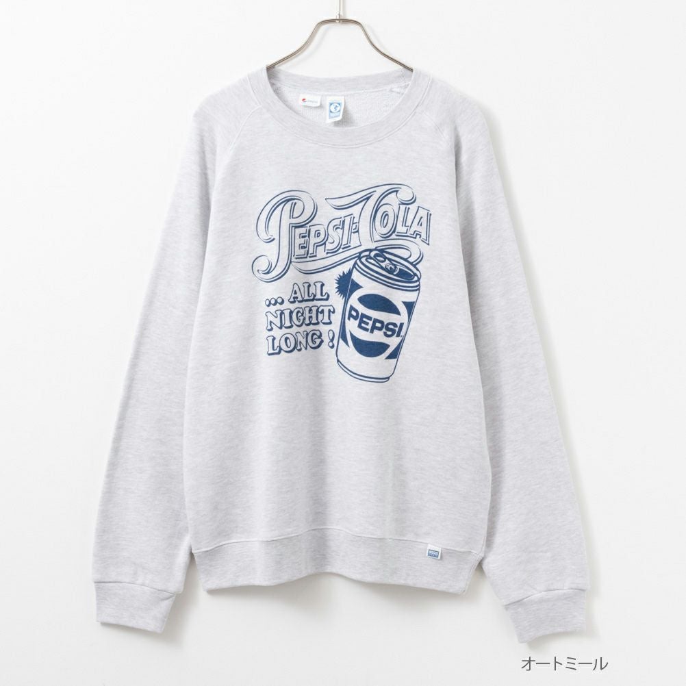 DISCUS×PEPSI ラグラントレーナー メンズ