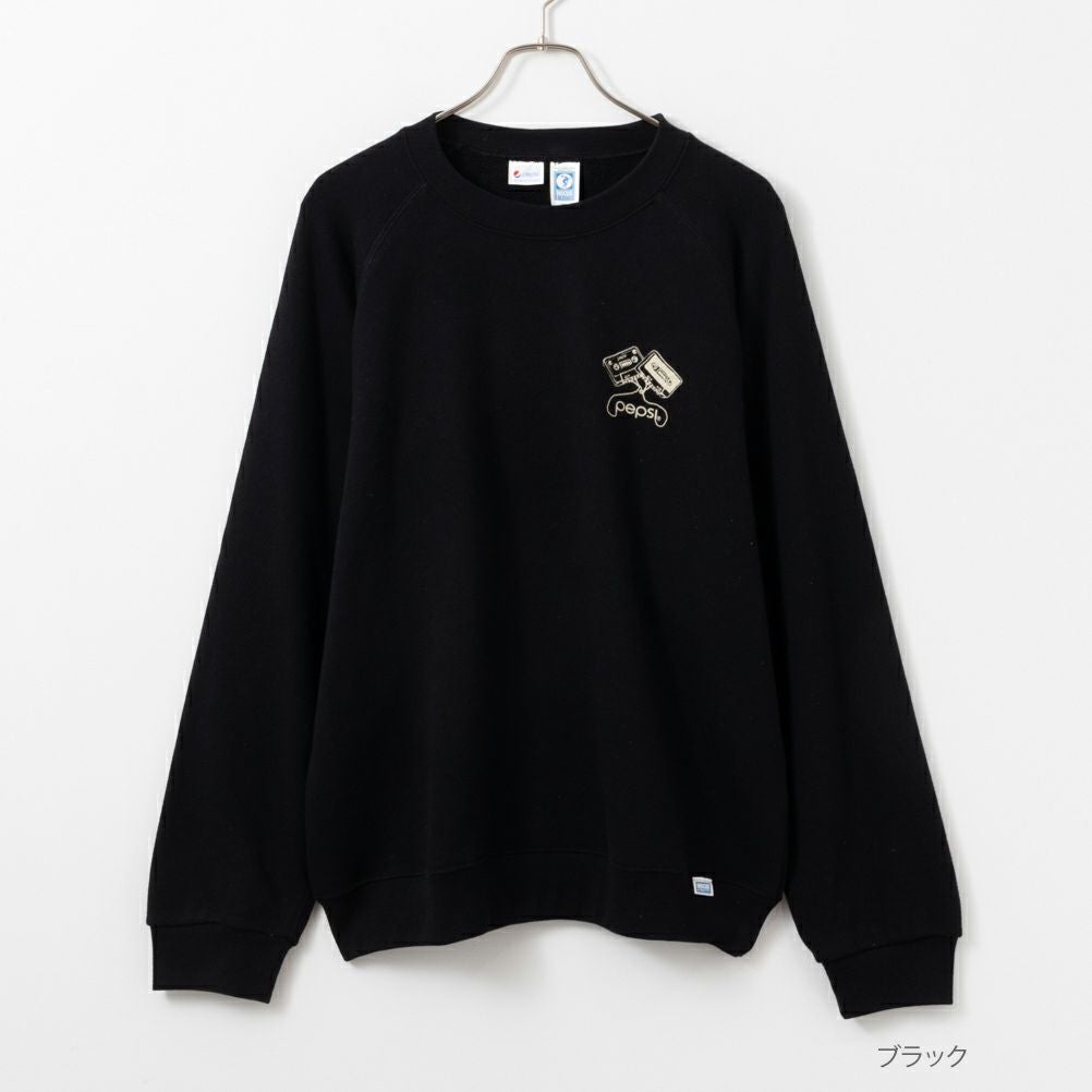 DISCUS×PEPSI ラグラントレーナー メンズ