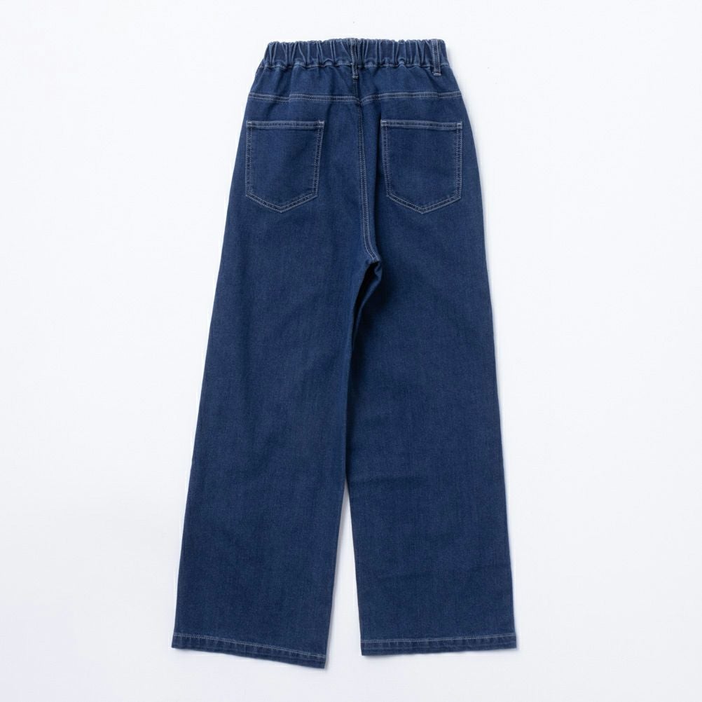 NAVY デニムワイドパンツ キッズ