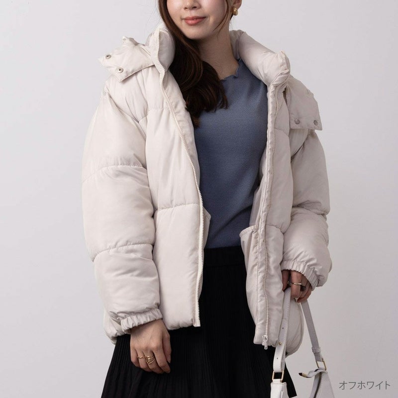 [期間限定価格]NAVY  2WAY中綿ジャケット レディース商品画像-2