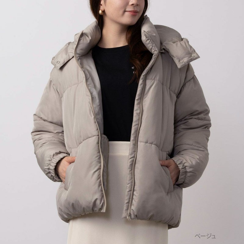 [期間限定価格]NAVY  2WAY中綿ジャケット レディース商品画像-3