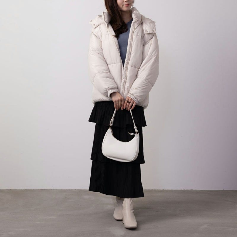 [期間限定価格]NAVY  2WAY中綿ジャケット レディース商品画像-8