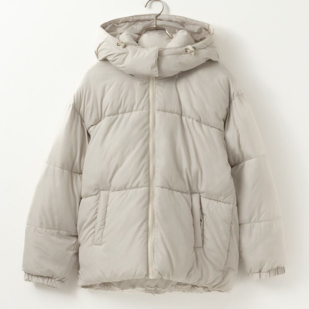 NAVY 2WAY中綿ジャケット レディース