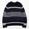 NAVY 切替ボーダーニット メンズ