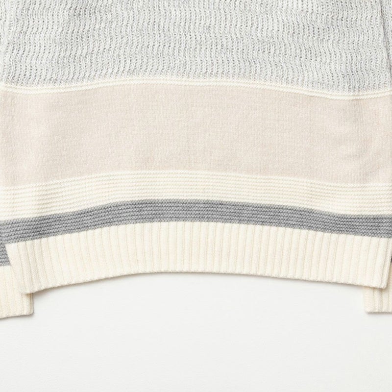 NAVY 切替ボーダーニット メンズ商品画像-6