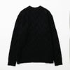 [期間限定knit]NAVY 快適ニット 幾何学柄モックネック メンズ商品サムネイル-6