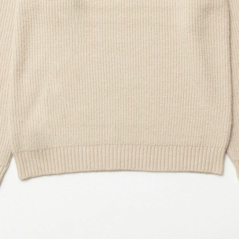 NAVY 快適ニット 畦ハーフジップ メンズ商品画像-8