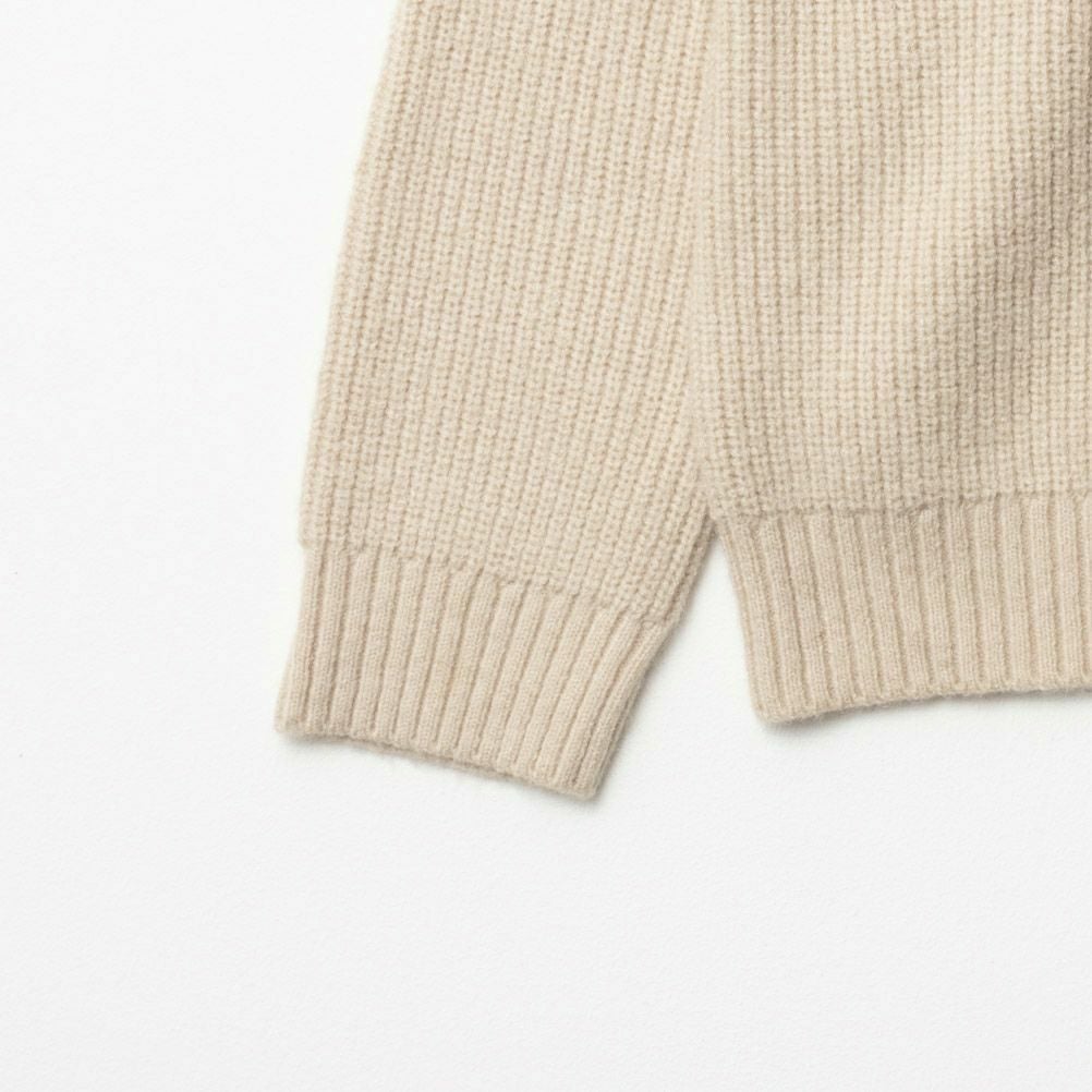 NAVY PBTハーフジップアップニット メンズ