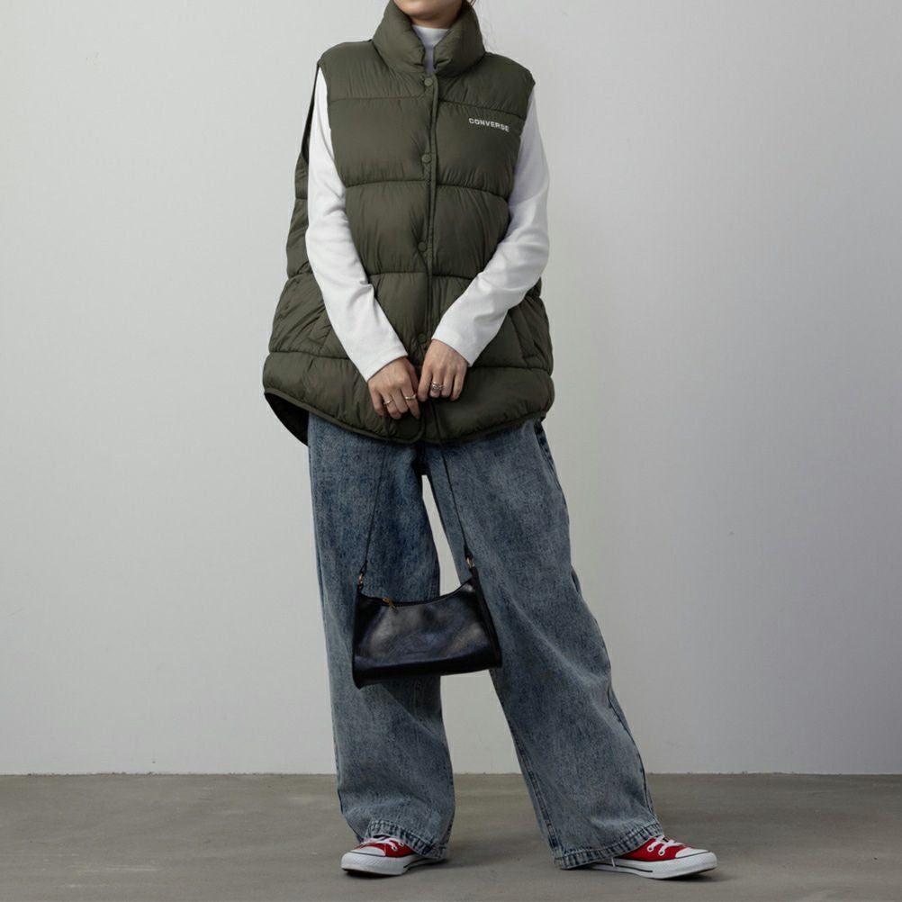 CONVERSE 切替中綿ベスト レディース