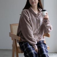 UNDERWRAPS シャギーボアパーカー レディース