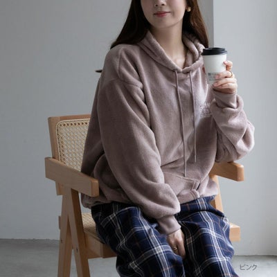 UNDERWRAPS シャギーボアパーカー レディース