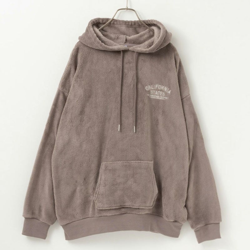 UNDERWRAPS  刺繍入り あったかシャギーボアパーカー レディース商品画像-9