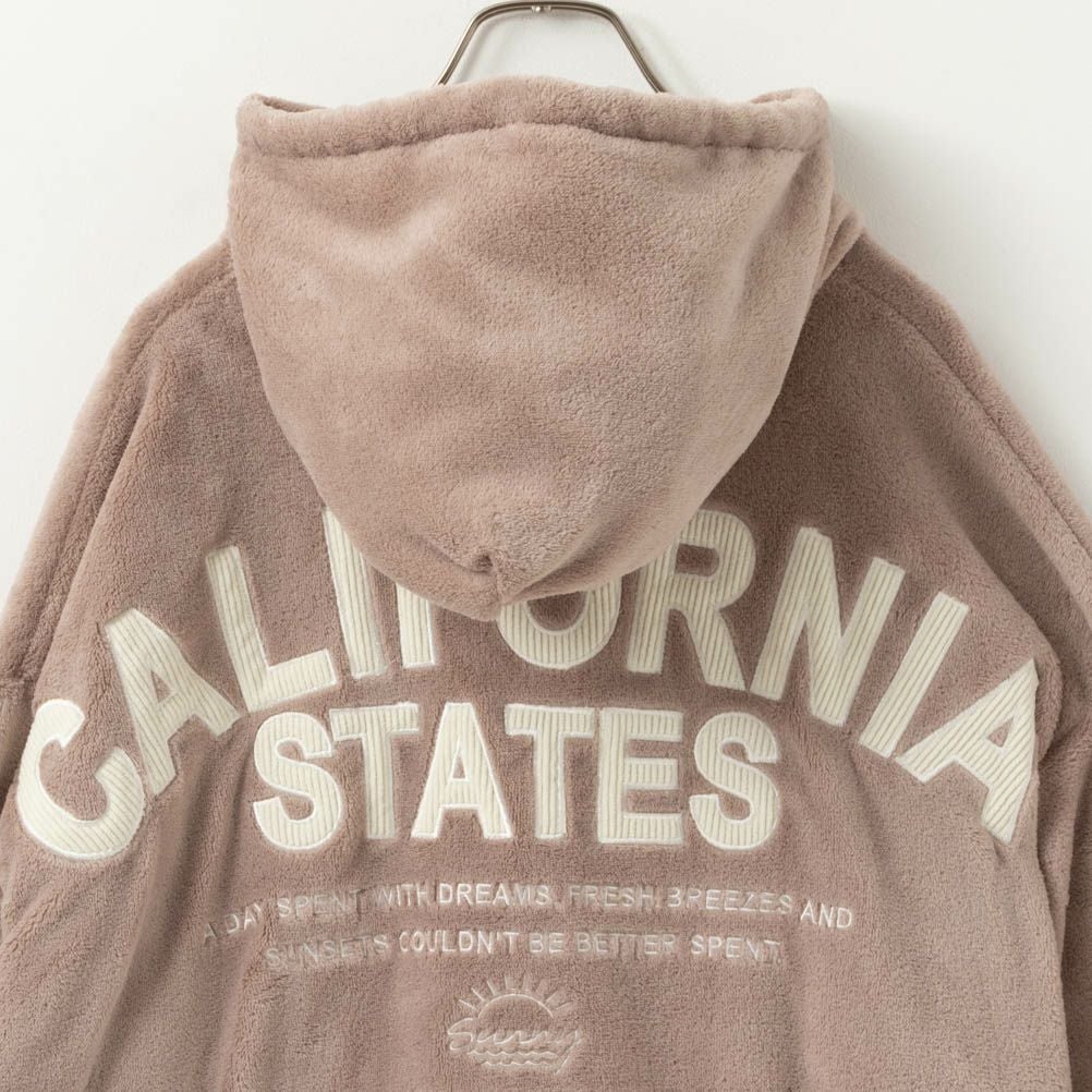 UNDERWRAPS シャギーボアパーカー レディース