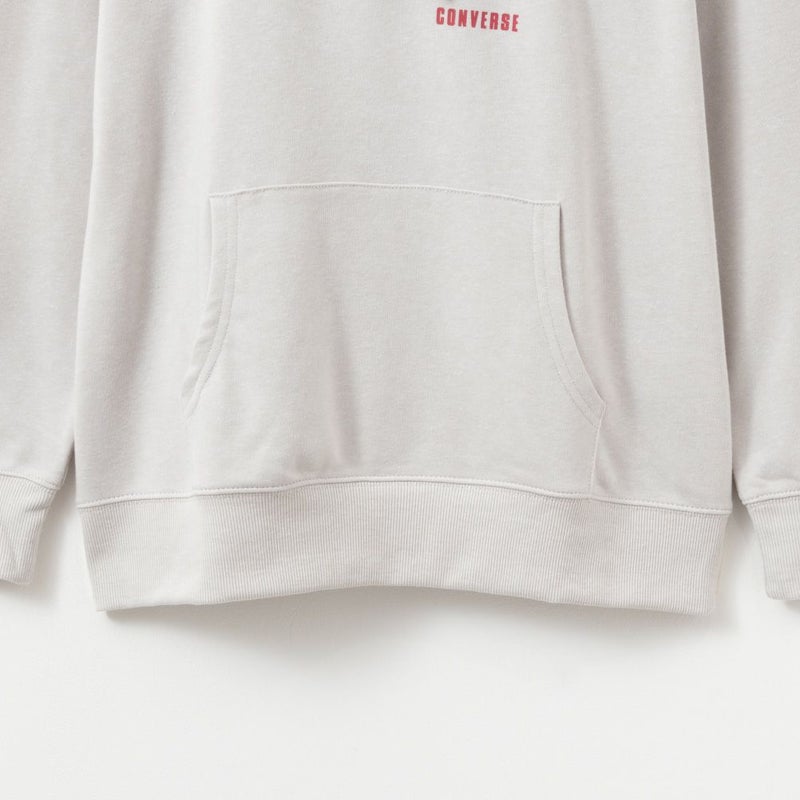 CONVERSE シューズラバープリント裏毛パーカー レディース商品画像-18