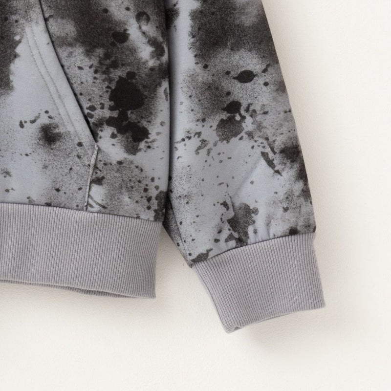 NAVY 温℃ 裏ボア総柄ジップアップパーカー キッズ商品画像-8