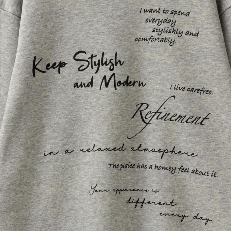 [期間限定価格]T-GRAPHICS  裏起毛メッセージトレーナー キッズ商品画像-7