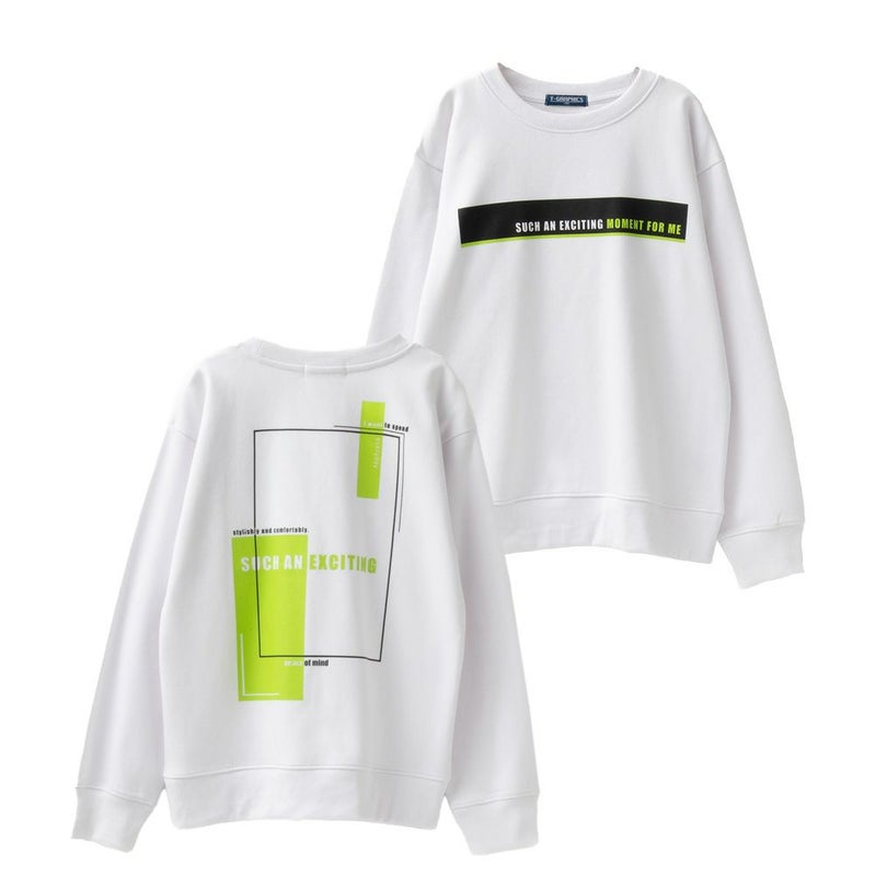 T-GRAPHICS 裏起毛プリントトレーナー キッズ商品画像-1