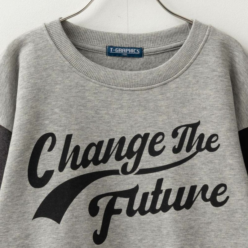 [期間限定価格]T-GRAPHICS  裏起毛クレイジーパターントレーナー キッズ商品画像-4