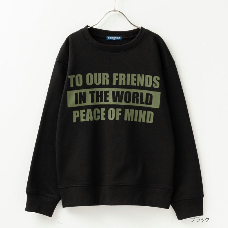 T-GRAPHICS 裏起毛プリントトレーナー キッズ商品画像-2