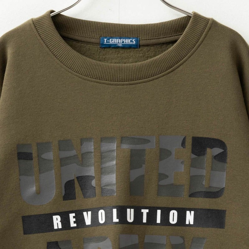 [期間限定価格]T-GRAPHICS  裏起毛プリントトレーナー キッズ商品画像-4