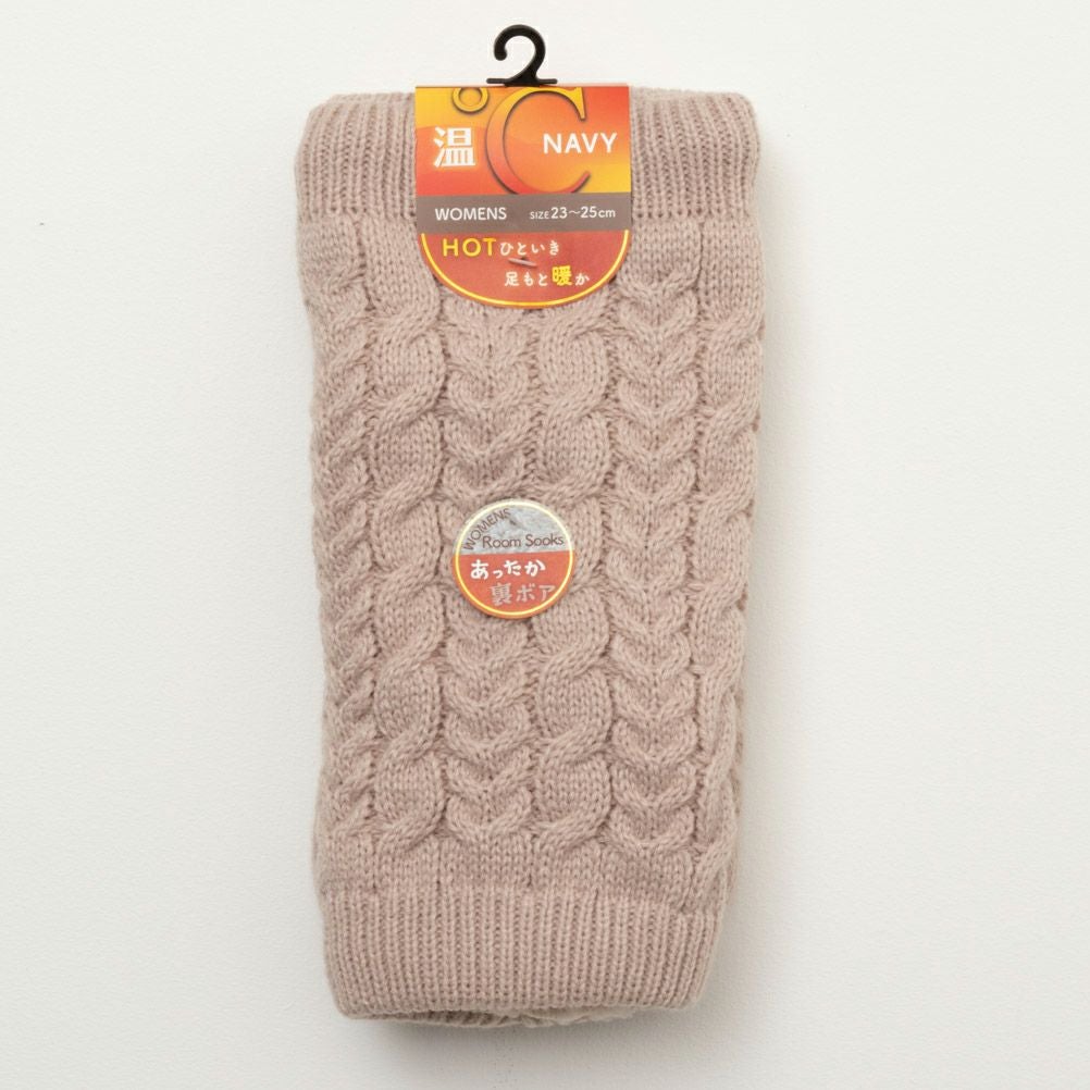 NAVY 温℃ 裏ボアレッグウォーマ― レディース