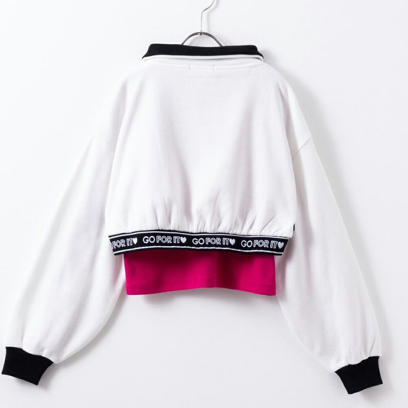 Simplify  ショート丈ハーフジップアップアンサンブル キッズ商品画像-3