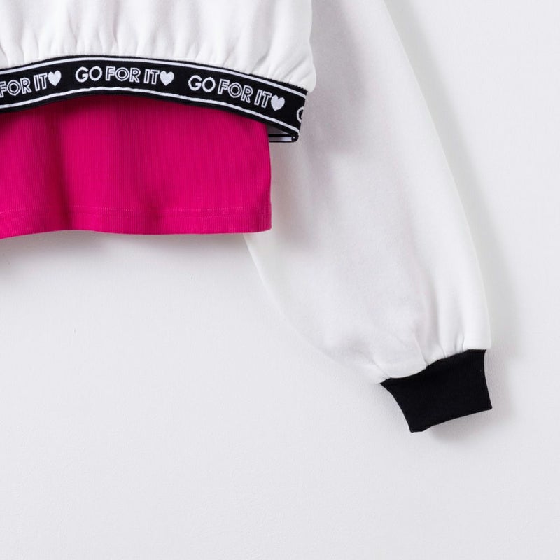 Simplify ショート丈ハーフジップアップアンサンブル キッズ商品画像-5