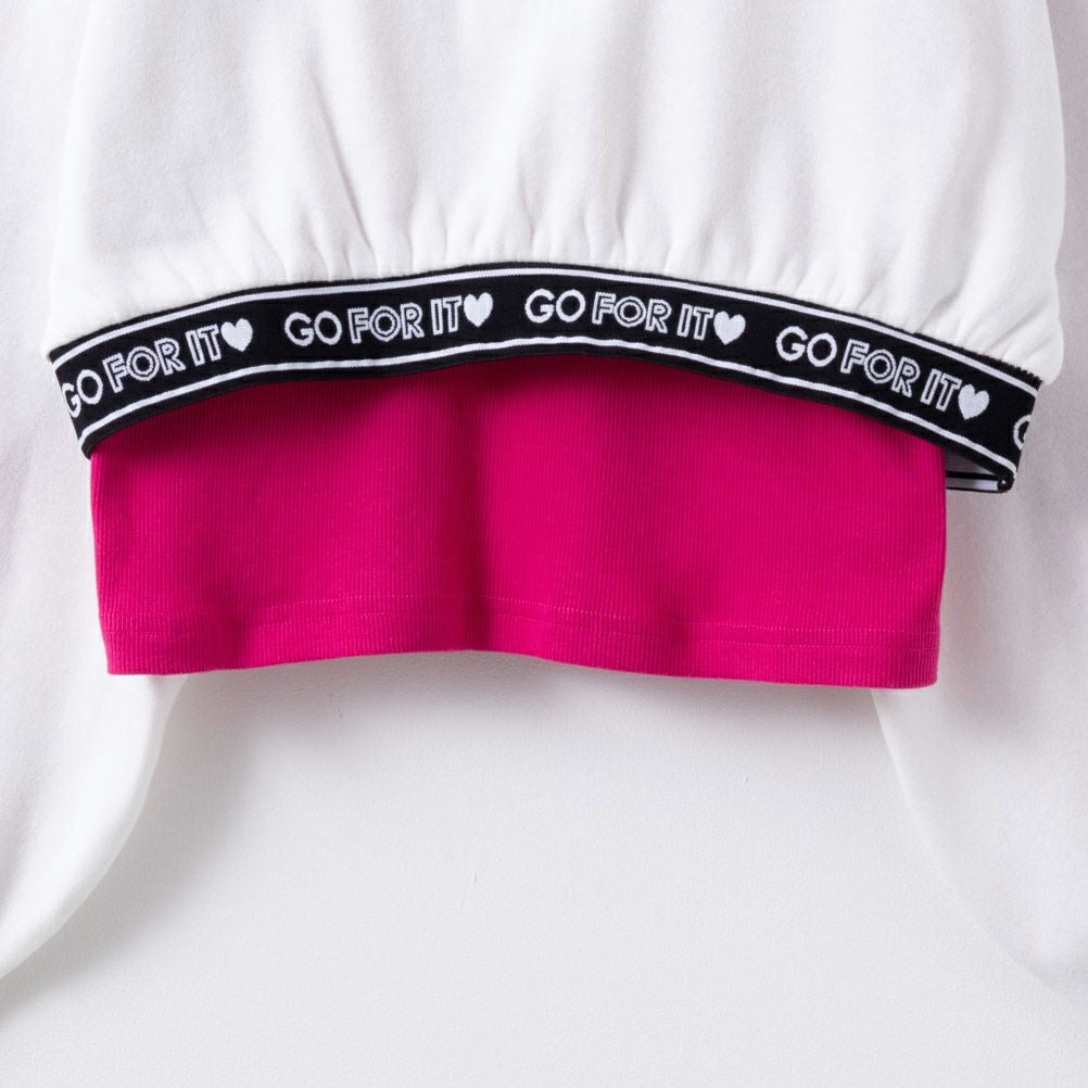 Simplify ショート丈ハーフジップアップアンサンブル キッズ