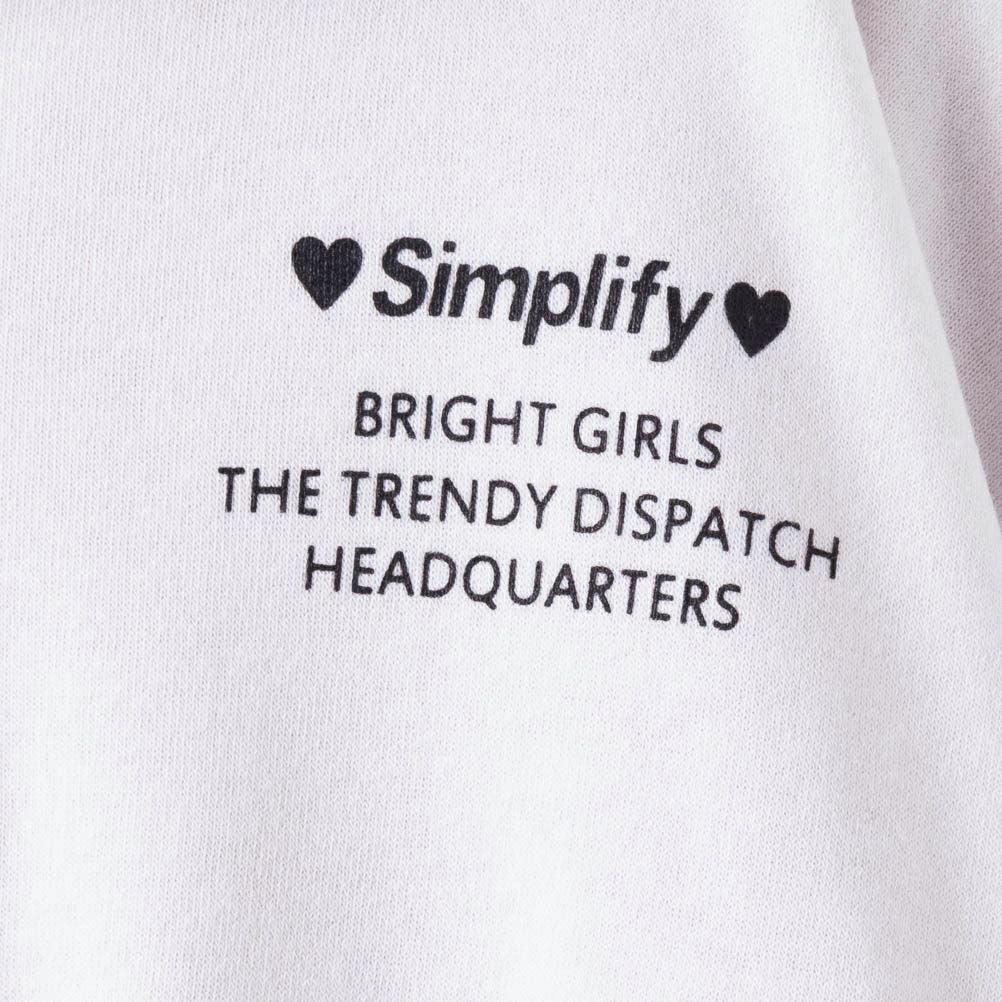 Simplify ショート丈ハーフジップアップアンサンブル キッズ