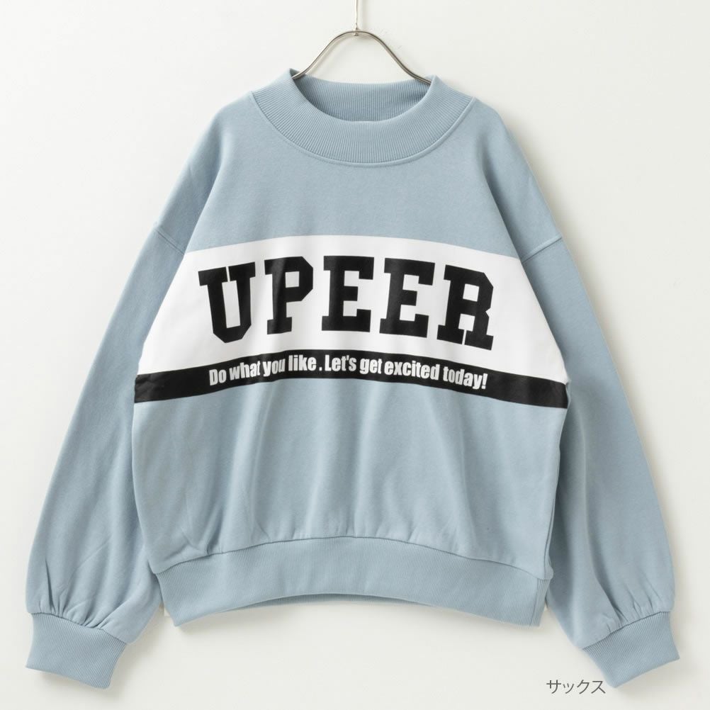 T-GRAPHICS ビッグロゴトレーナー キッズ