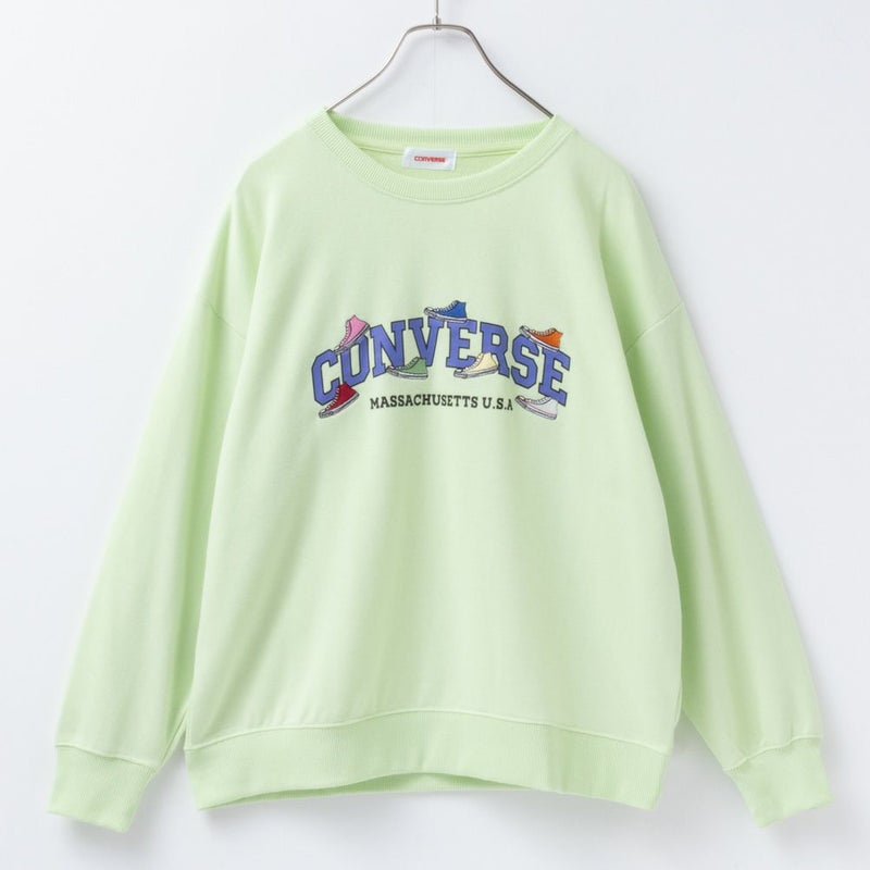 CONVERSE 裏毛シューズ刺繍トレーナー レディース商品画像-19