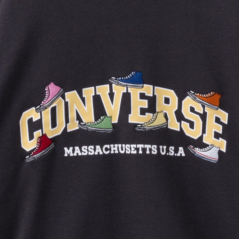 CONVERSE 裏毛シューズ刺繍トレーナー レディース商品画像-26