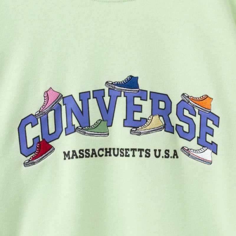 CONVERSE  裏毛シューズ刺繍トレーナー レディース商品画像-28