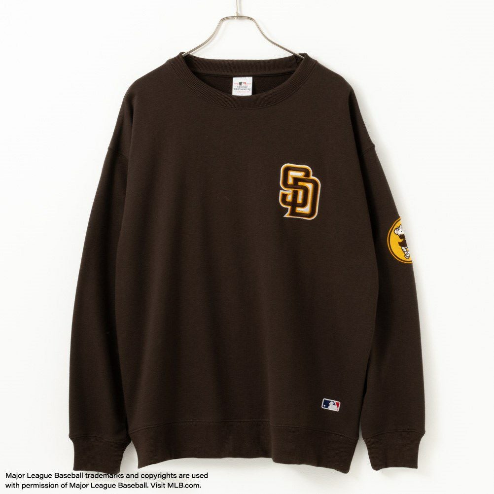 MLB ワッペンクルーネックスウェット メンズ